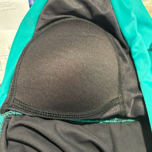 MAGICSUIT by MiracleSuit Sz 12 Yves Shirred Halter Top Padded  Cups Bathing Suit - Picture 8 of 8